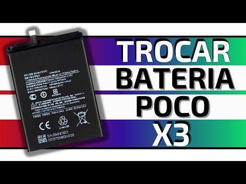 [ Redmi Poco X3 M2007J20CG ] Como Trocar Bateria Remover Tirar Cambiar How to Change Battery