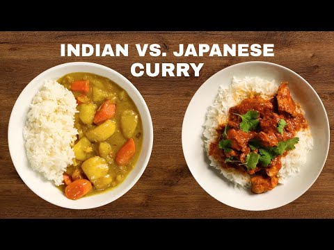 Tasting Both Japanese and Indian Curry