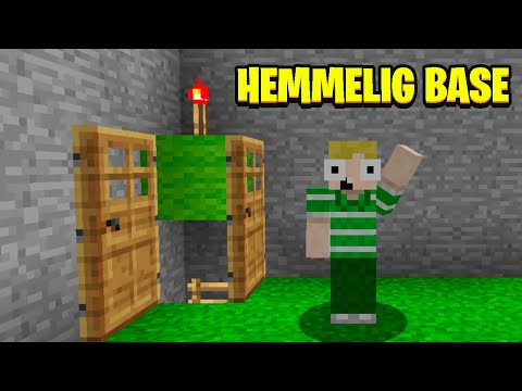FINDER EMILS HEMMELIGE BASE!! - Dansk Minecraft