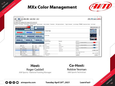 2-16 MXx Color Display Management - Live Webinar with Robbie Yeoman - 4/20/2021
