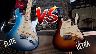 Video thumbnail for Fender Ultra vs Elite Stratocaster: What's the difference? by astringsuk