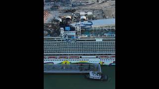 Secret Operation in PortMiami! ⛽ The Norwegian Encore “Bunkering” Refueling