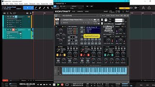 Compact Piano Kontakt Library Review (Nord Synthesizer) | Sound Demo | No Talking