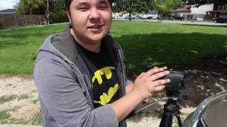 behind the scenes for a ghost video