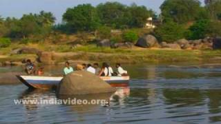Holy bath in Tungabhadra