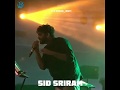 Sid Sriram Live Stage Performance WhatsApp Status Spartan Status