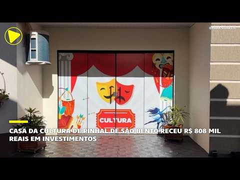 Casa da Cultura de Pinhal de São Bento receu R$ 808 mil reais em investimentos