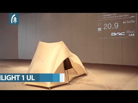 Sierra Designs: DAC Wind Tunnel Tent Test