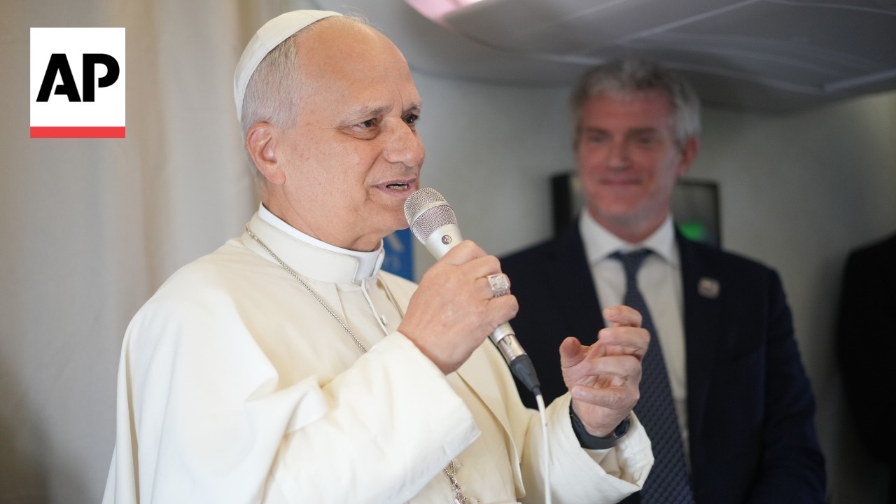 Video | Pope Leo XIV urges US and Iran to return to talks after 'chaotic situation'