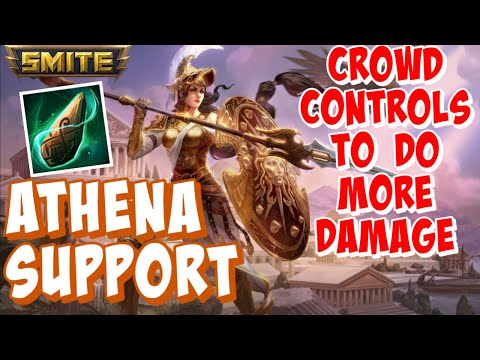ATHENA SUPPORT GAMEPLAY SMITE - DO MORE DAMAGE AFTER CROWD CONTROLS