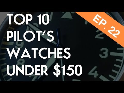 Top 10 Pilot's Watches under $150 on Amazon