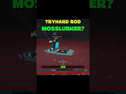 Tryhard rod vs Mosslurker? #fisch #roblox #johngaming
