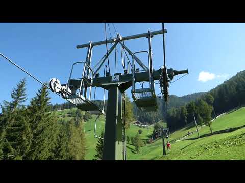 Seggiovia 1CLF "Oberkirn-Grube" - Scena (BZ) - risalita e discesa integrali
