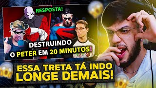 REACT MASSACRADO! Jiren VS Superman R.A. - Provando que o Peter &quot;Ei Nerd&quot; É FanBoy!