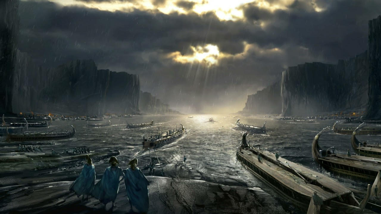 Concept art by Ulrich Zeidler for 300: Rise of an Empire (2014)