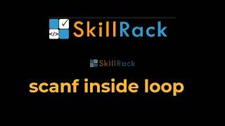 Download the video "Using scanf inside a loop"