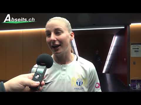 #UWCL - FC Zürich Frauen vs. FC Bayern Frauen - Lina Magull, Julia Stierli -  Auf gleicher Höhe E025