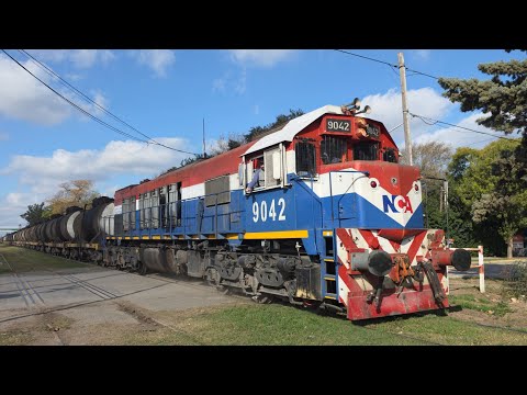 [8K] Tren vacio de NCA con destino a General Deheza pasando por Marcos Juárez!!!!!!