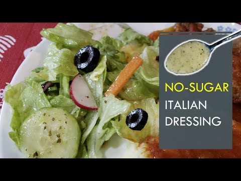 Homemade Italian Salad Dressing- NO SUGAR! | Keto & Gluten-Free