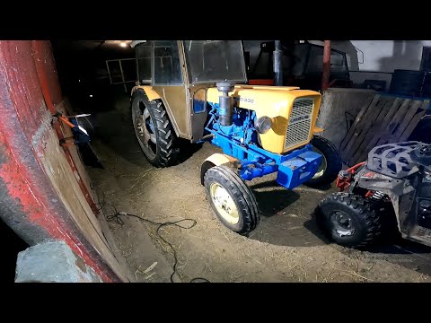 Awaria tylnego koła Ursus C-330