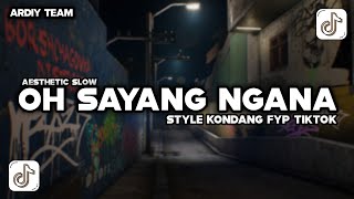 Download lagu DJ OH SAYANG NGANA STYLE KONDANG SLOWED VIRAL TIKTOK MENGKANE  mp3