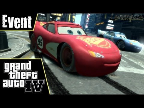 Grand Theft Auto IV, PC - Disney Cars Mods! - July 30th, '13 @ Lenichelle's Event!