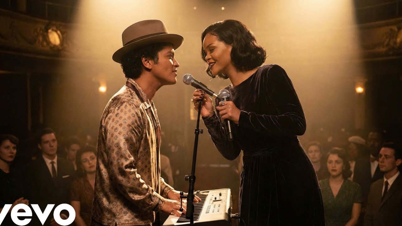 Bruno Mars ft. Rihanna – Offline Tonight | Lyrics Video