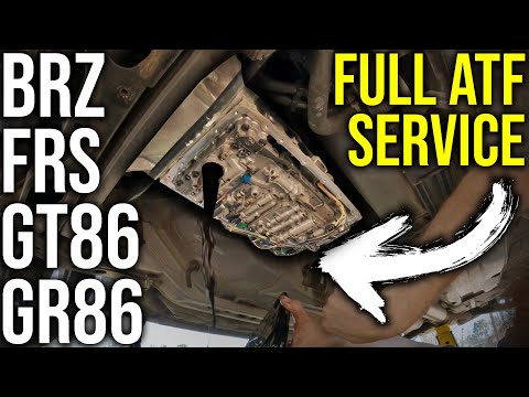 Subaru BRZ, Scion FRS, Toyota GT/GR86 ATF Service, Done Right! Easy DIY!