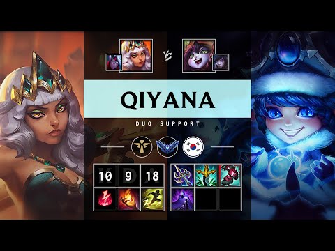 Qiyana Support vs Lulu - KR Diamond Patch 25.18