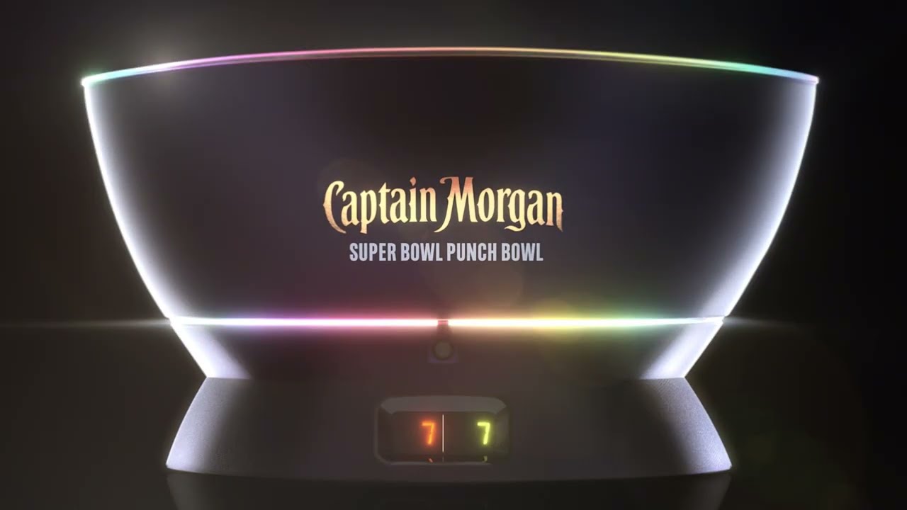 Introducing the Captain Morgan Super Bowl Punch Bowl