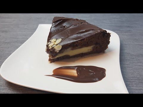 Gâteau chocolat à la crème patissiére