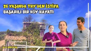 THY'den istifa etti. Köyden arsa alıp bir de evlendi. Köyde yaşayıp paralarını k