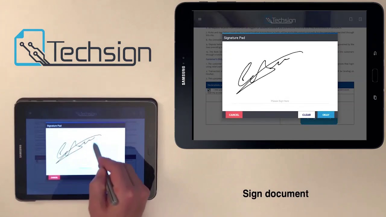 TechSign Biometric Signature Platform 1 min.