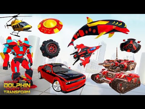 Dolphin Robot Transform Wars - Robot Game - Android GamePlay | Walk through a Game