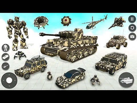 Army Robot Tank Dog Military Truck Wars Games - Android iOS Gameplay