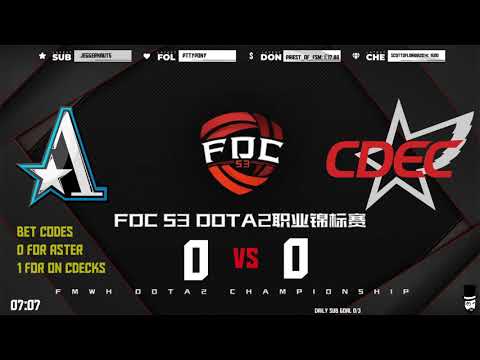 Aster vs CDEC  FDC RR