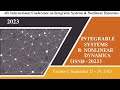 INTEGRABLE SYSTEMS & NONLINEAR DYNAMICS - Day 4