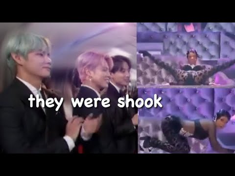 *FULL* BTS REACTION TO Cardi B BUSTING IT DOWN @ THE GRAMMY’S *WITH MONITOR*