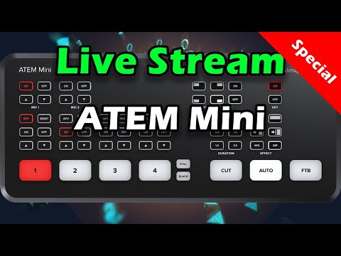 ranzee Live Stream #33 - ATEM Mini by Blackmagic Design