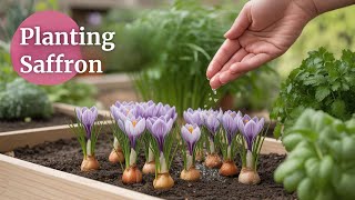 Growing EXPENSIVE Saffron Crocus at Home?