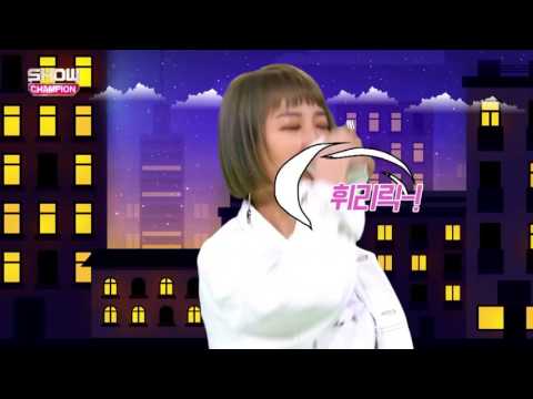 [EXID] Yes. When my idol drinks @@ ... !!!!!! (#ShowChampion.ep225)