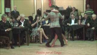 VIRGINIA PANDOLFI y JONATAN AGUERO Bailando el Tango LA MALEVA en YIRA YIRA MILONGA