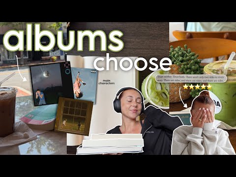 2026 albums choose my reads for a week 🎧📚 *new 5 star*