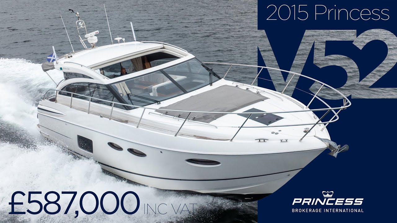 Pre-Owned 2015 Princess V52 for Sale | Vancouver, BC | M&P Yacht Centre | 6a892bed1db46488f4024a83