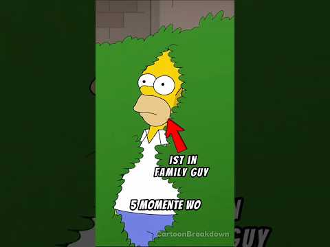 5 Momente wo wir Homer Simpson in Family Guy sehen
