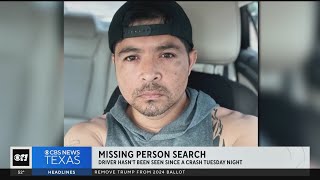 Family desperately searching for loved one after car crash