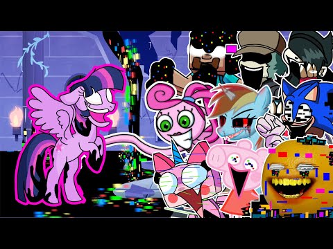 FNF - Dusk Till Dawn (V2) But All Pibby Characters Sings It🎤(Every Turn a Different Character Sings)