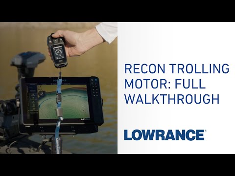 Lowrance Recon Trolling Motor Full Feature Walkthrough