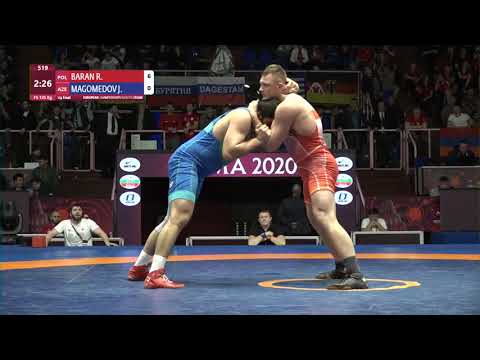 1/4 FS - 125 kg: R. BARAN (POL) v. J. MAGOMEDOV (AZE)