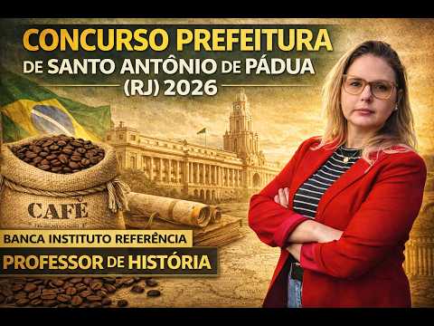 Prefeitura de Santo Antônio de Pádua RJ 2026 - Banca Instituto Referência